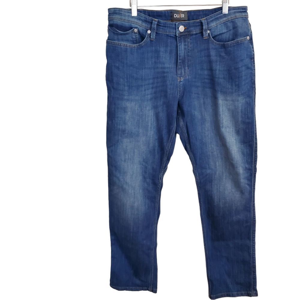 Duer Blue Relaxed Fit Men's Jeans DU/ER 36x32